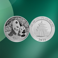 2024熊猫币把国宝带回家爱的传递纪念币