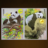 联合国大熊猫钞艺画
