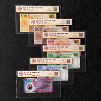 香港风景纪念钞大全（中国银行）评级币