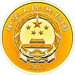 中国戏曲艺术（黄梅戏）金银纪念币3克圆形金质纪念币正面图案